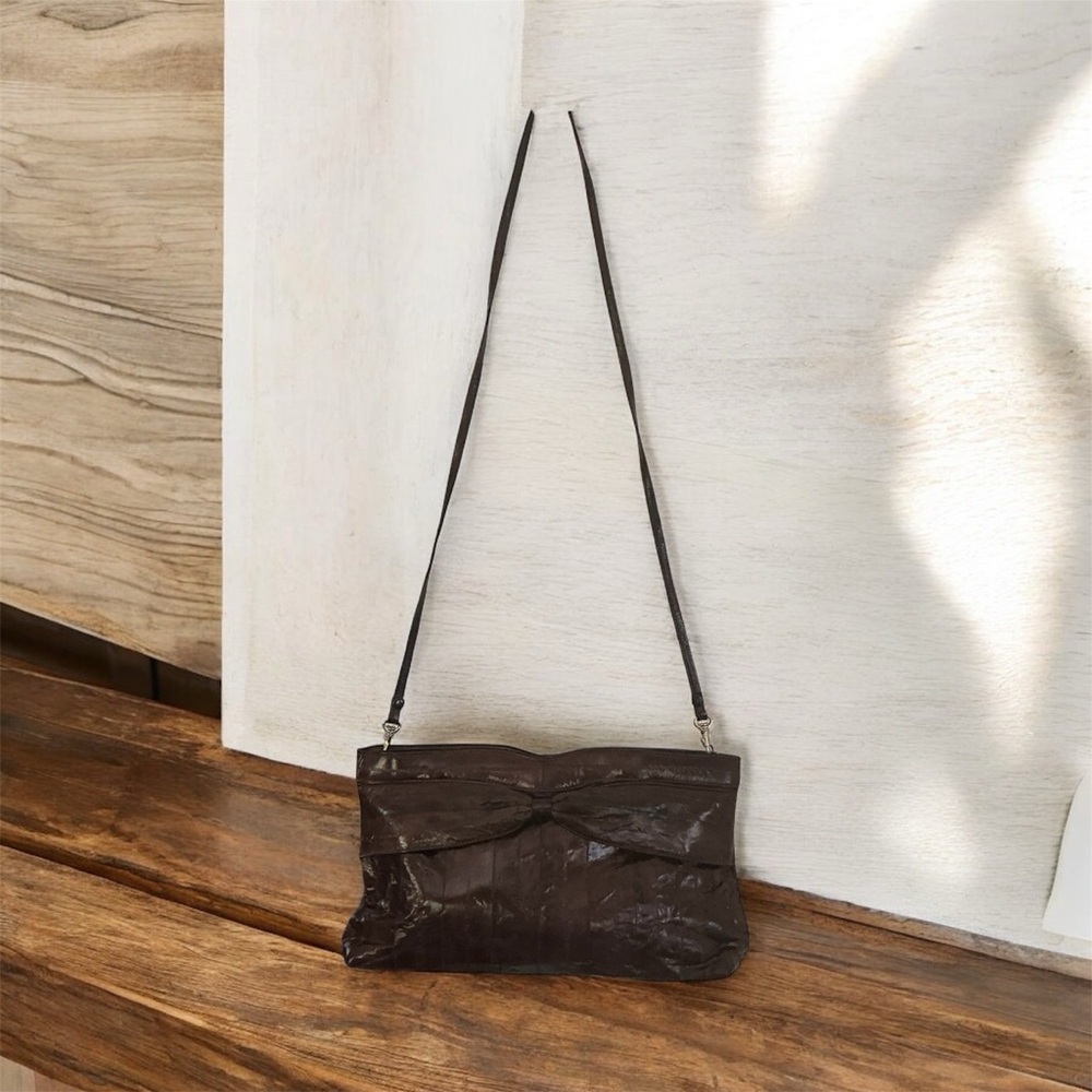 EEL SKIN CROSSBODY PURSE